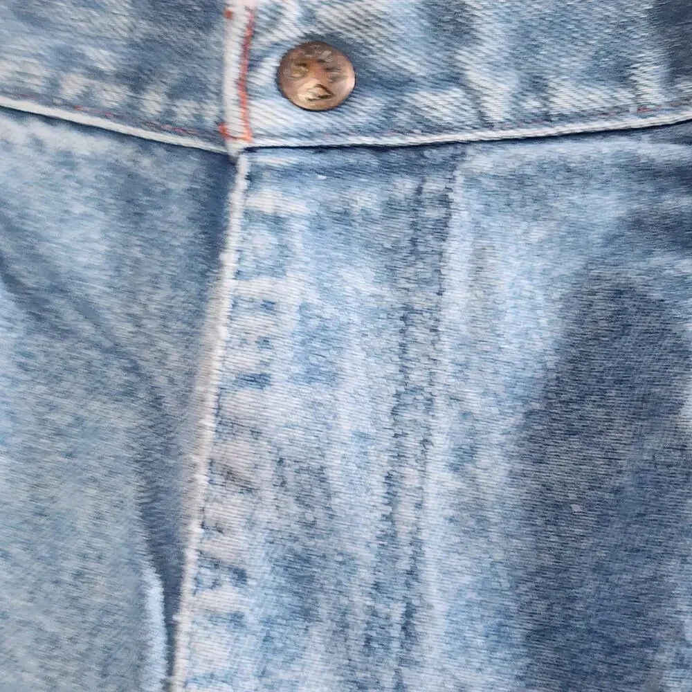 Vtg Big Mac Jeans Men's 38x29 Carpenter 1980s 90s Distressed Workwear Denim